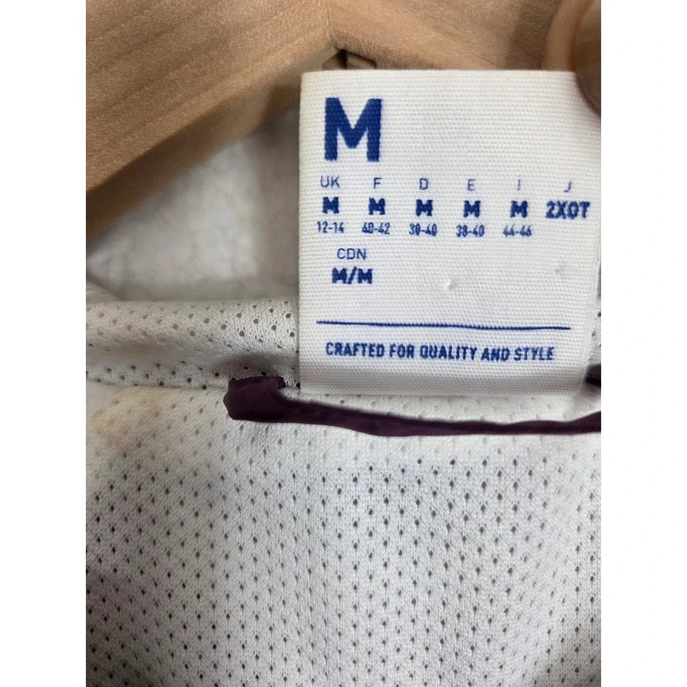 Reebok Classic Womens Windbreaker Jacket Colorblock M Retro Wooshing Nylon 90's